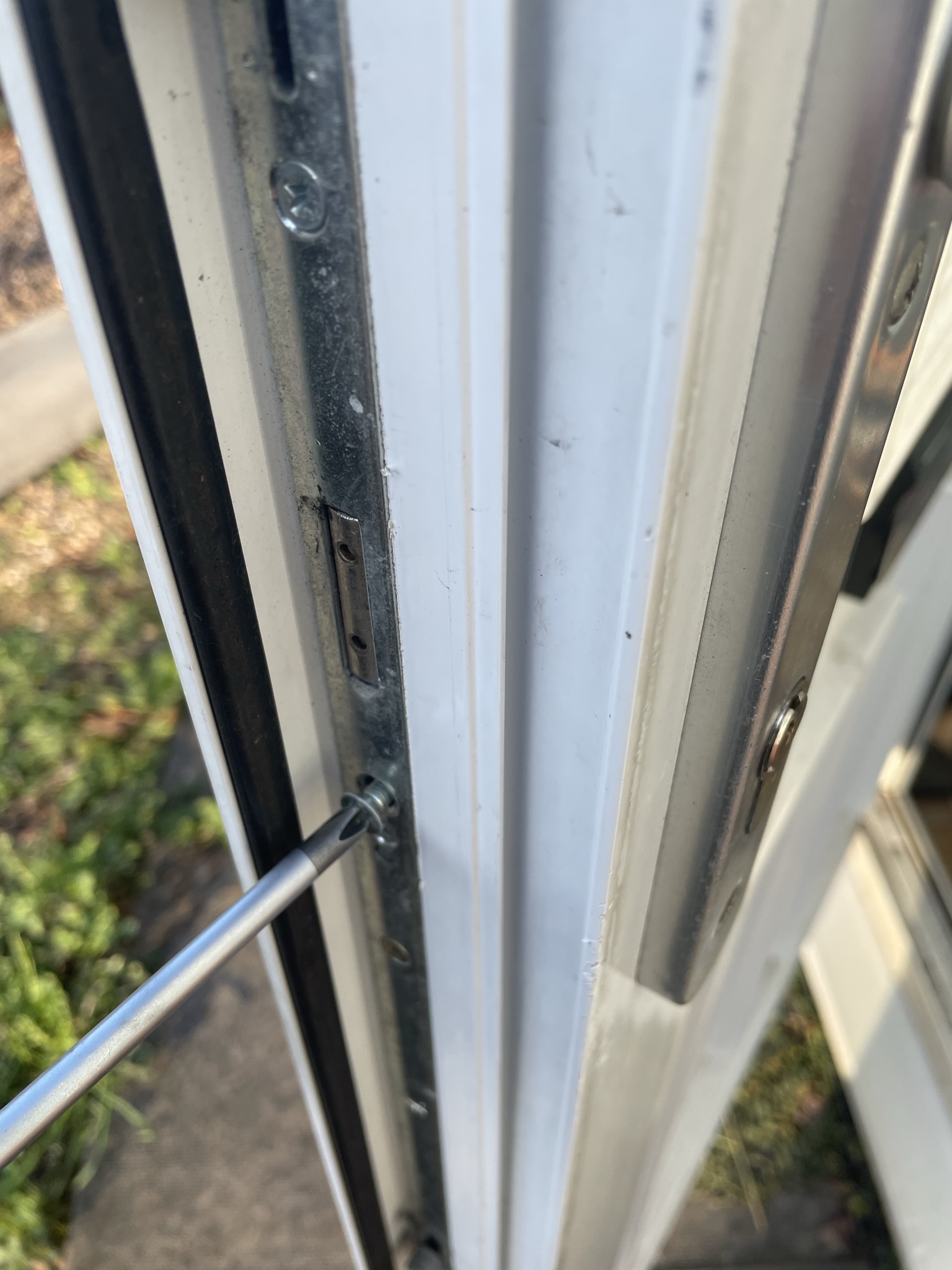 Change lock on a double glazed door LS Locksmiths Nottingham